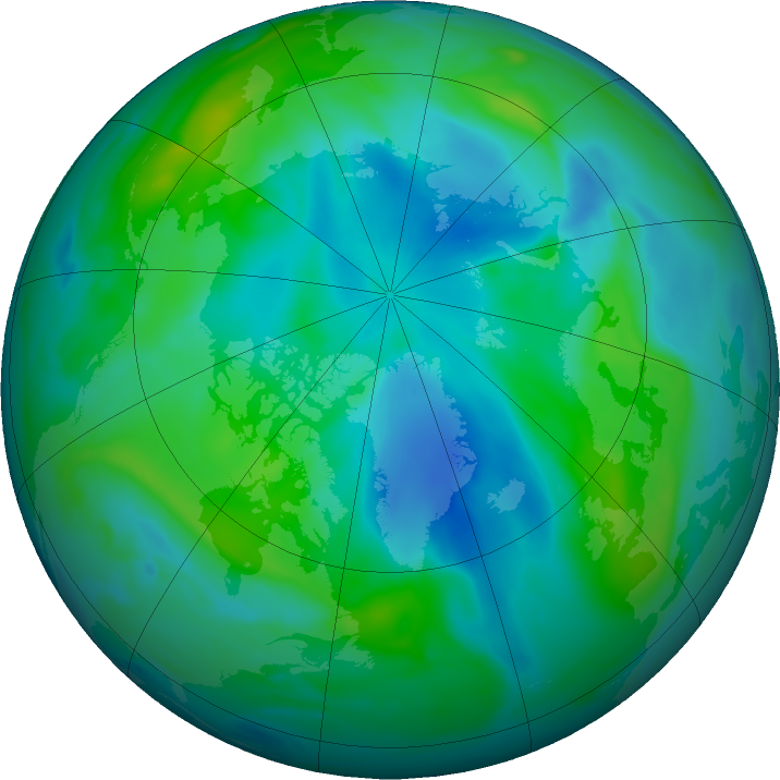 Arctic ozone map for 15 September 2017